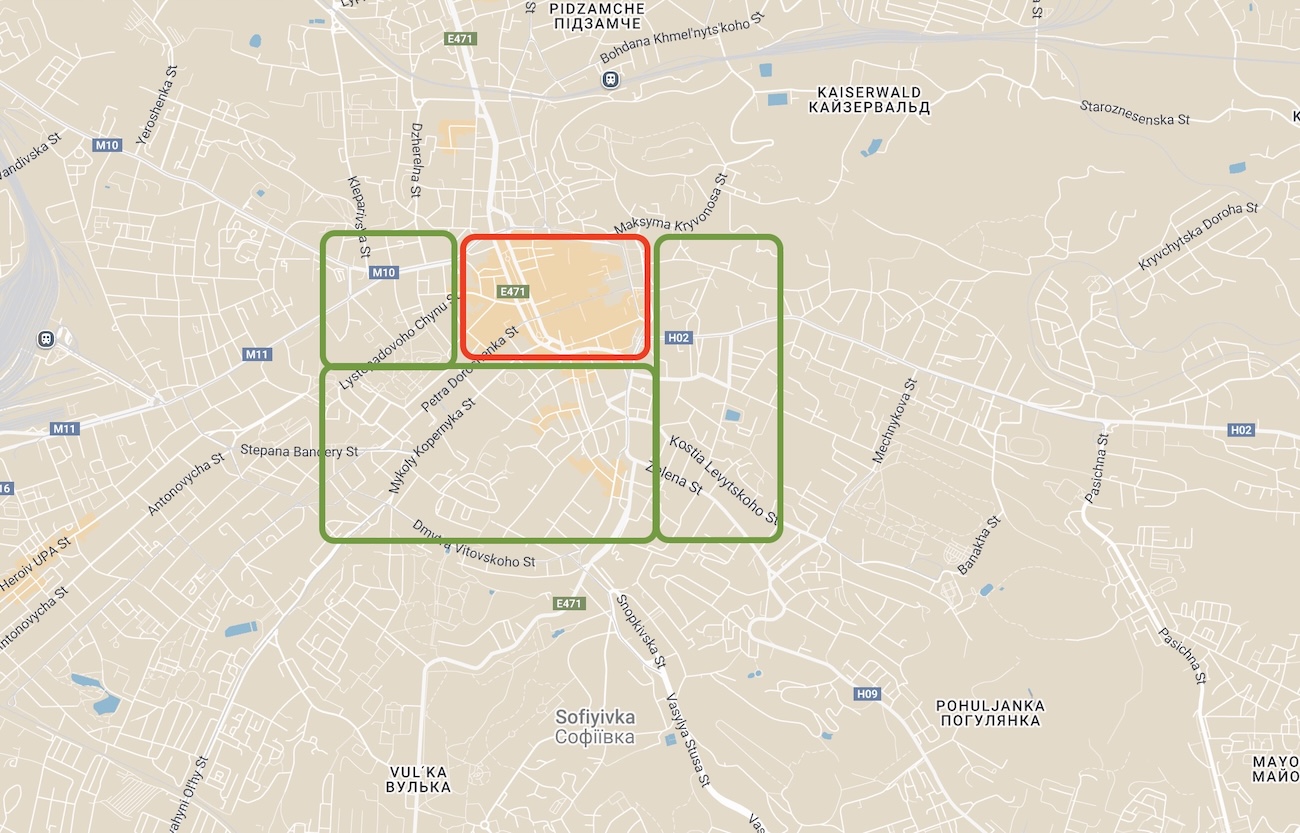 Lviv Map